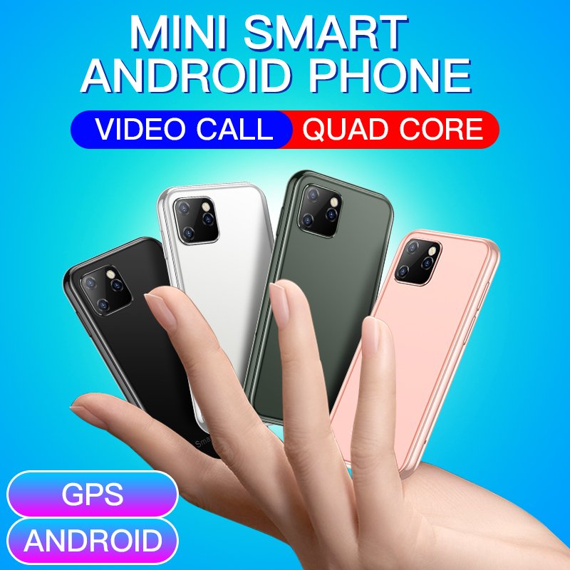 SOYES XS11 3G Mini Smart Android Phone 2.5Inch WIFI GPS RAM 1GB ROM 8GB Quad Core Google Play Mobile Phone